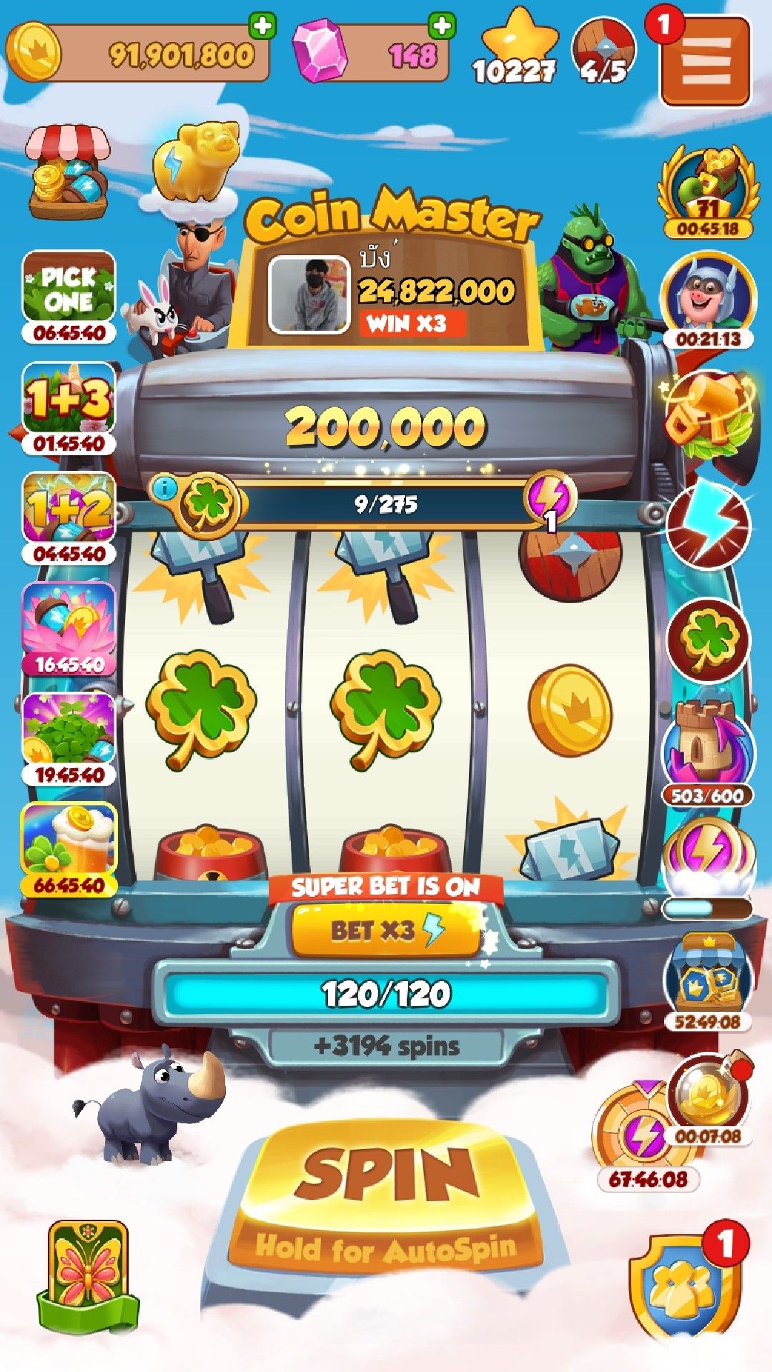 Roulette game